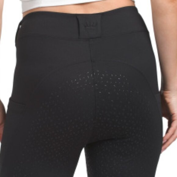 NEW KASTEL DENMARK women Equestrian Leggings With Silicone Seat in black 7252j1 - Picture 3 of 3